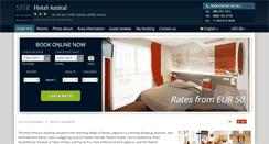 Desktop Screenshot of amiralhotelnantes.com